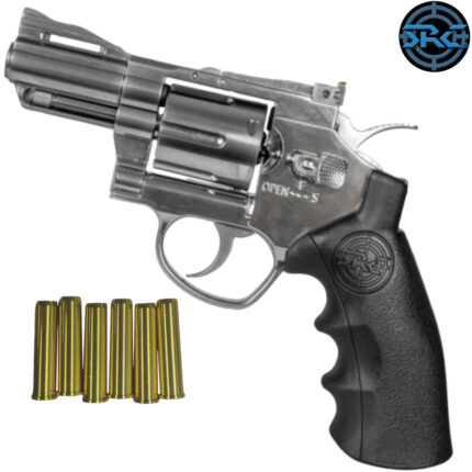 SRC Titan 2.5 Inch Revolver Gel Blaster Platinum Version - Chrome