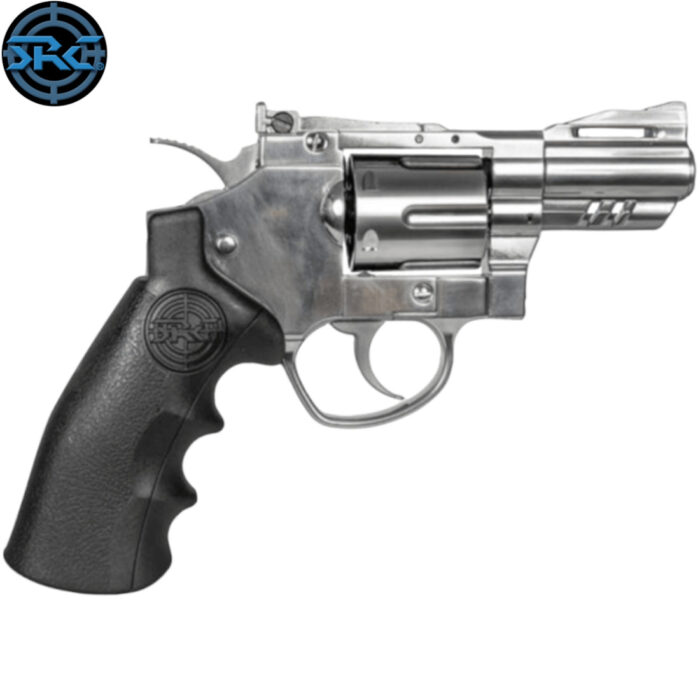 SRC Titan 2.5 Inch Revolver Gel Blaster Platinum Version - Chrome