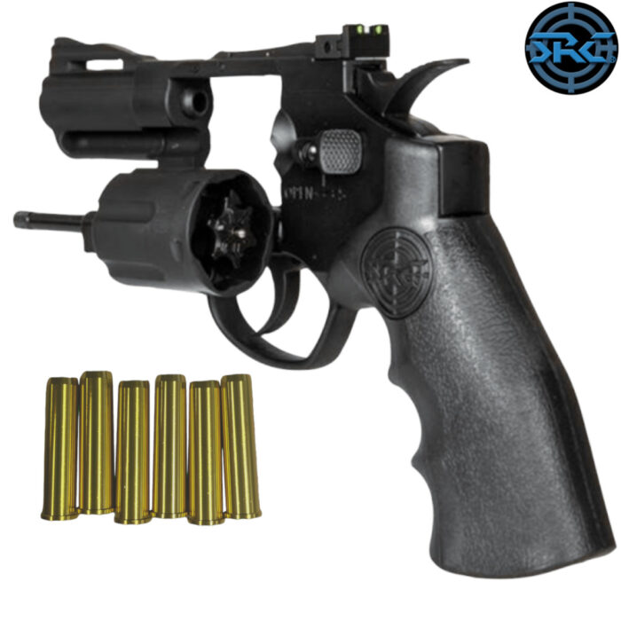 SRC Titan 2.5 Inch Revolver Gel Blaster - Black Version
