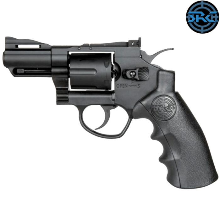 SRC Titan 2.5 Inch Revolver Gel Blaster - Black Version