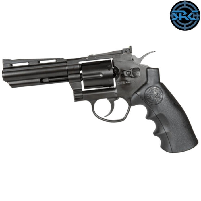 SRC Titan 4 Inch Revolver Gel Blaster - Black Version