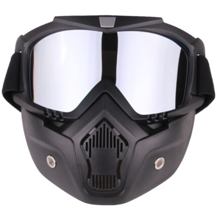 Tactical Mask Protective Face Mask - Silver