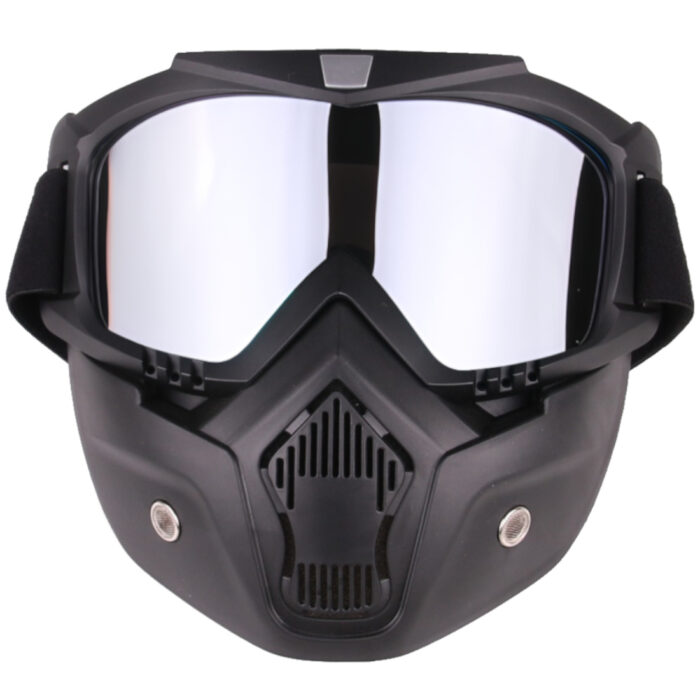 Tactical Mask Protective Face Mask - Silver