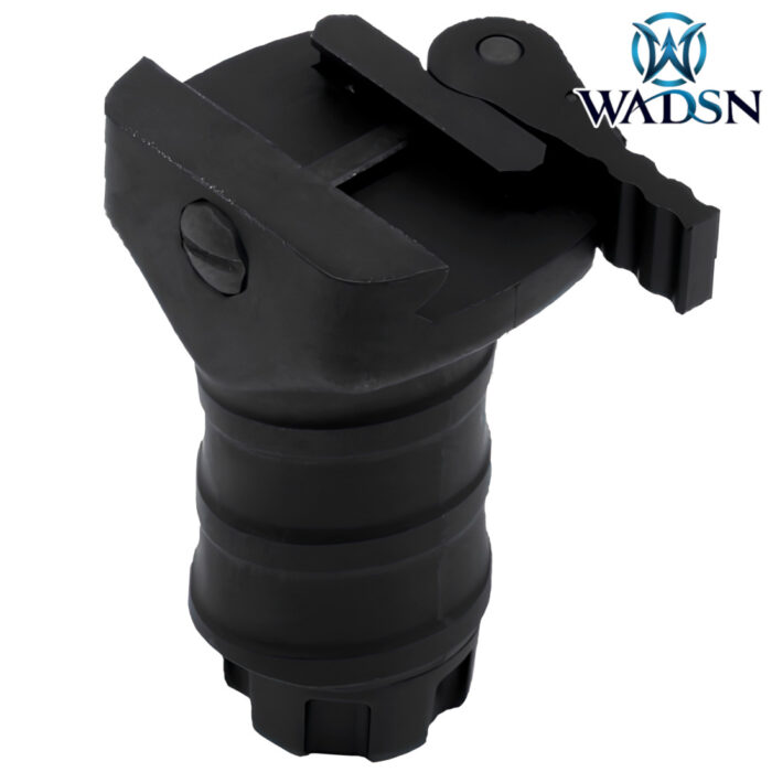 TGD Black QD Short Stubby Shrapnel Vertical Grip by WADSN