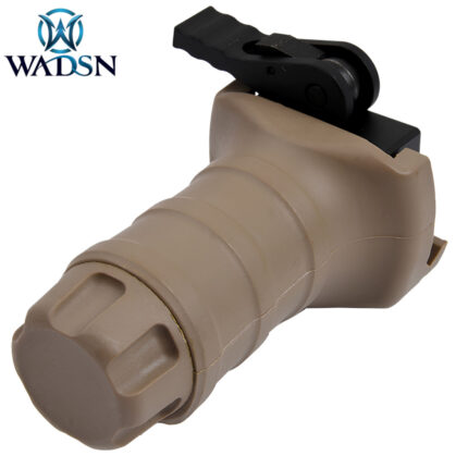 TGD Tan QD Short Stubby Shrapnel Vertical Grip by WADSN