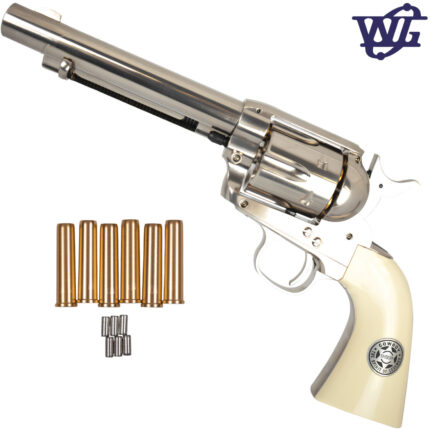 Umarex Silver Colt SAA Peacemaker .45 Revolver GEL BLASTER - by Wingun