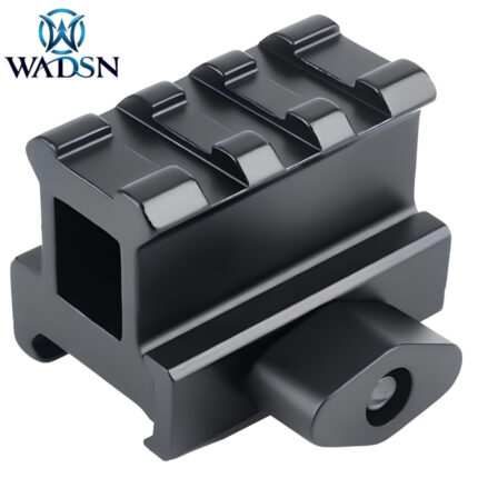 WADSN QD Height Rail (3 Slot) Picatinny Riser - Black