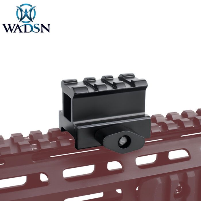 WADSN QD Height Rail (3 Slot) Picatinny Riser - Black