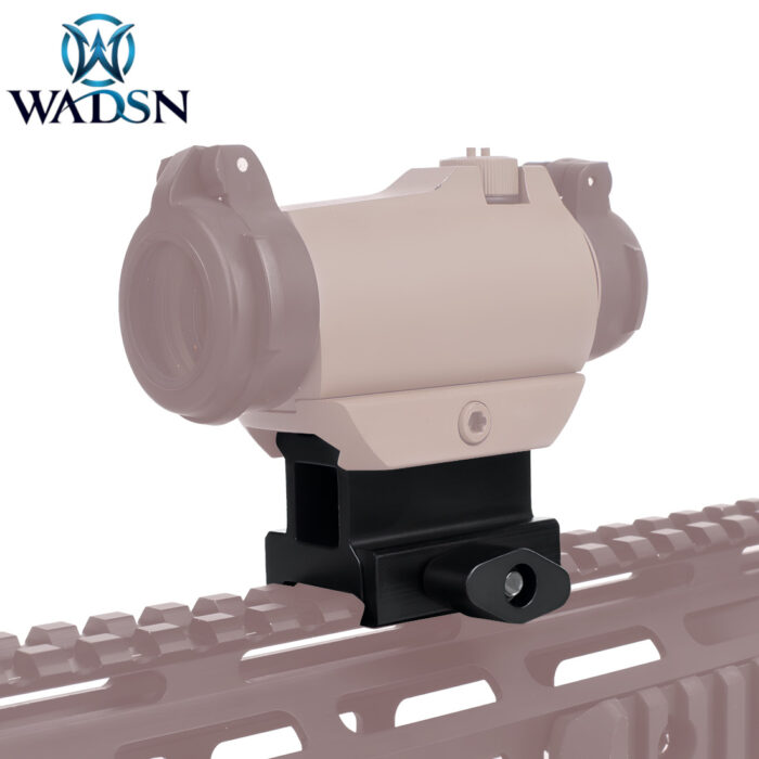 WADSN QD Height Rail (3 Slot) Picatinny Riser - Black