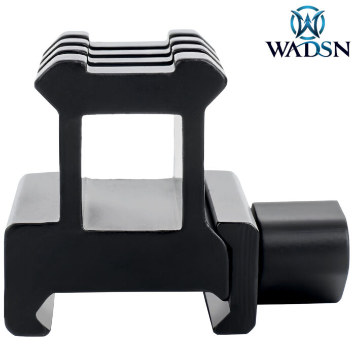 WADSN QD Height Rail (3 Slot) Picatinny Riser - Black