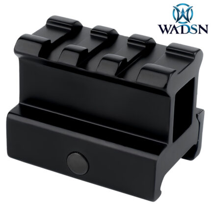 WADSN QD Height Rail (3 Slot) Picatinny Riser - Black