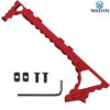 WADSN Red Metal Curved Foregrip for M-LOK System Handguard