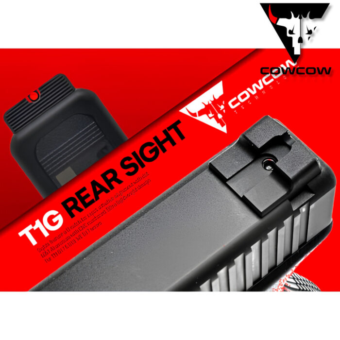 CowCow T1G Rear Sight For TM G-Series GBB Gel Blaster Pistols