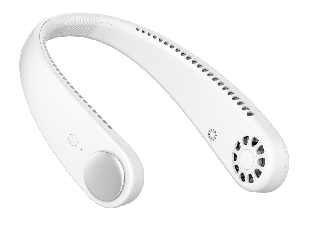 Leafless Neck Fan with Bluetooth White XForce Tactical