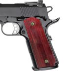 Colt 1911 Red Wood Grips