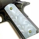 Colt 1911 White Pearl Grips