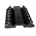 Double Sided 45 Degree Angle Offset Picatinny Rail Mount