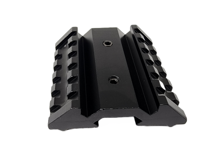 Double Sided 45 Degree Angle Offset Picatinny Rail Mount