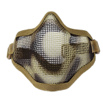 Half Face - Full steel mask Desert Camo