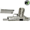 WE Tech 1911 Floral Pattern Gel Blaster Pistol - Silver