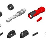 C&C Tac Red Power Drill Slide Set for AAP01 GBBP