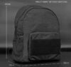 Foldable shrink backpack Bag- Black - Image 2