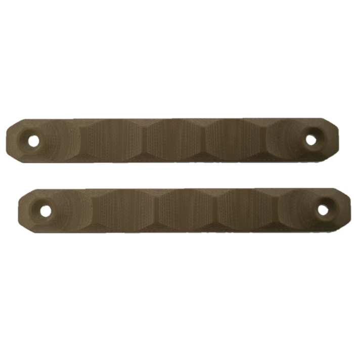 Tan Wave Patter RailScale mounting Plate - 12cm