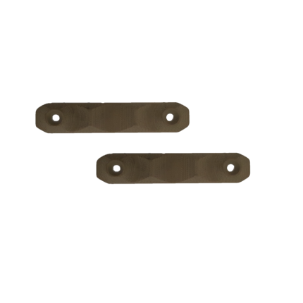 Tan Wave Patter RailScale mounting Plate - 8cm