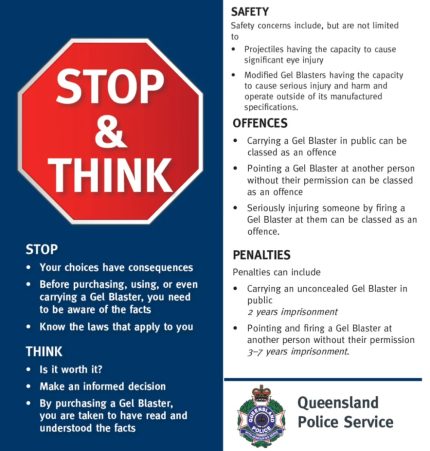 Stop and Think Police Advice