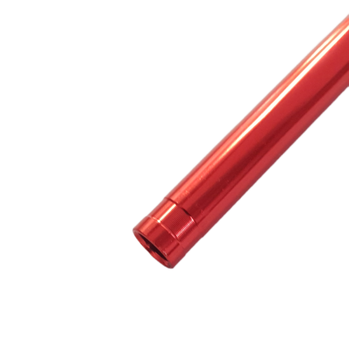 270mm Aluminium Barrel with 9.5mm Outer Diameter 7.3mm Inner Diameter - Red