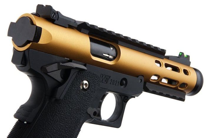 We-Tech Galaxy Hi-Capa 5.1 Type A GBB Gel Blaster Pistol - Gold Slide R Frame