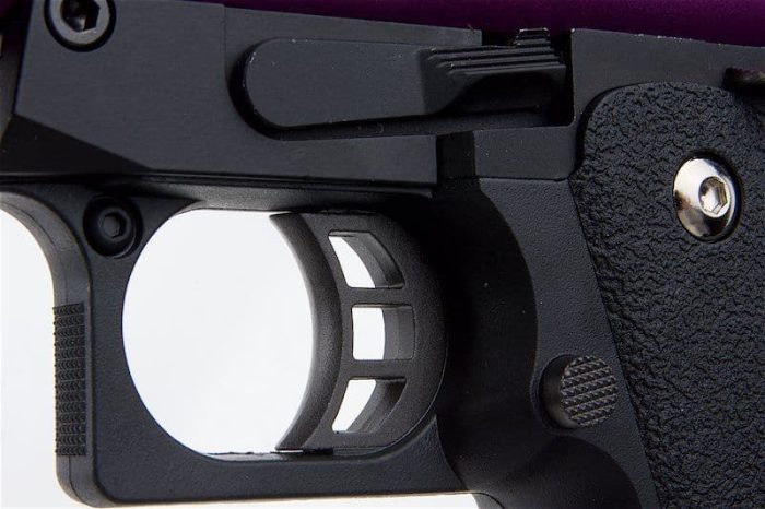 We-Tech Galaxy Hi-Capa 5.1 Type A GBB Gel Blaster Pistol - Purple Slide R Frame