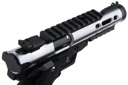 We-Tech Galaxy Hi-Capa 5.1 Type A GBB Gel Blaster Pistol - Silver Slide R Frame