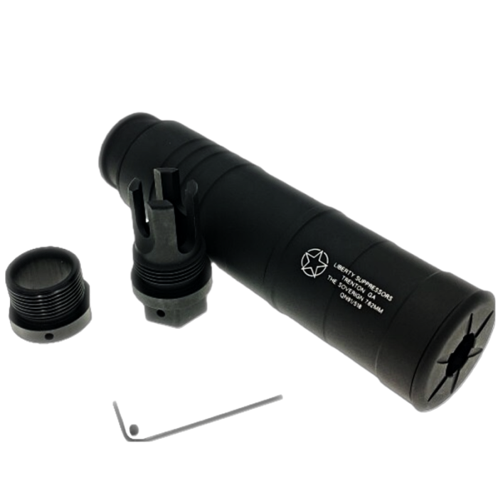 Liberty Sovereign 14mm CCW Gel Blaster Suppressor with Flash Hider