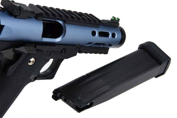 We-Tech Galaxy Hi-Capa 5.1 Type A GBB Gel Blaster Pistol - Blue Upper R Frame