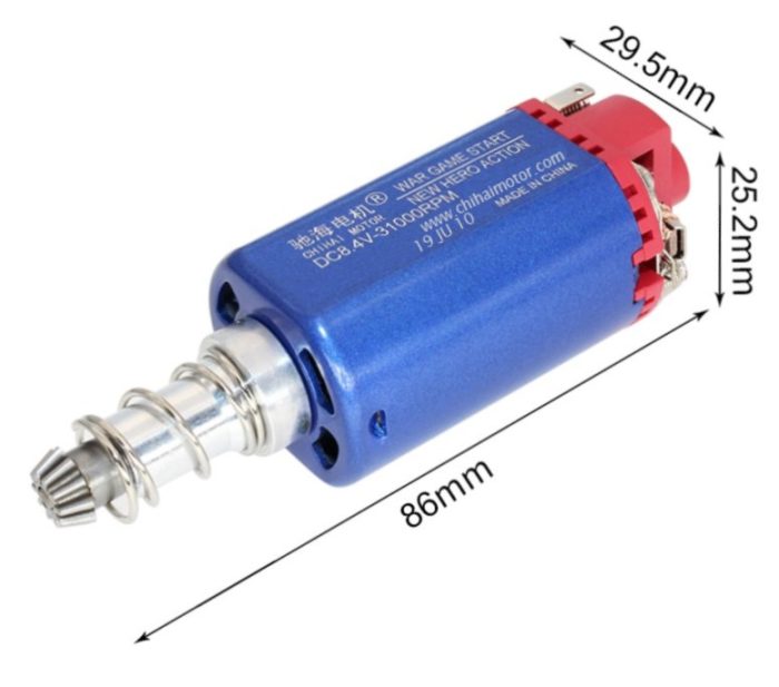 ChiHai M120 480 Long Shaft 11.1v Super High Speed Motor