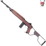 Kings Arms - M1A1 Paratrooper GBBR Carbine Gel Blaster Rifle Replica with Real Wood Body