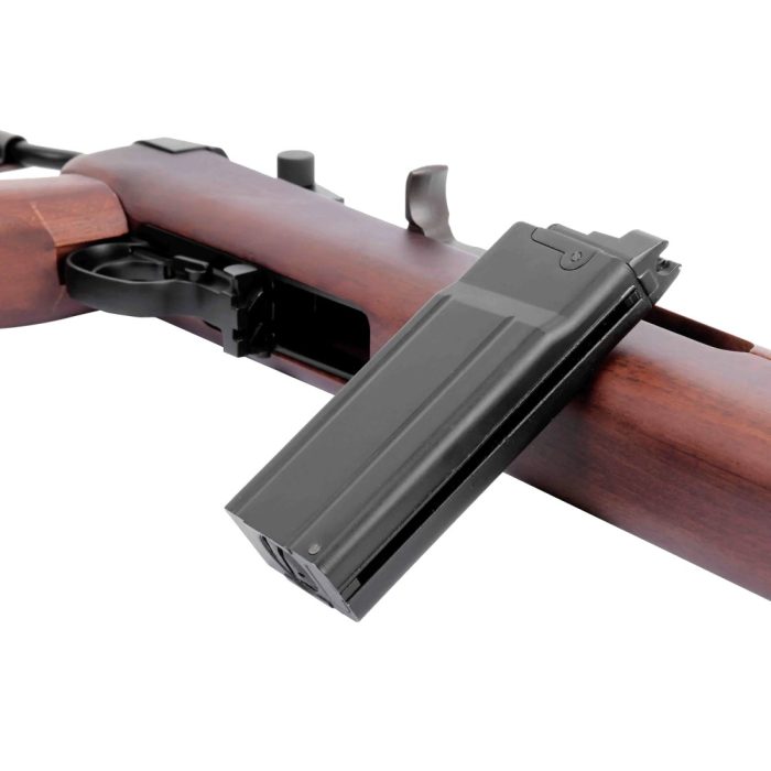 Kings Arms - M1A1 Paratrooper GBBR Carbine Gel Blaster Rifle Replica with Real Wood Body