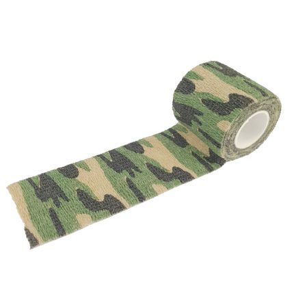 Camo Tape Woodland (M81) - 50mm x 2.25m adhesive fabric tape