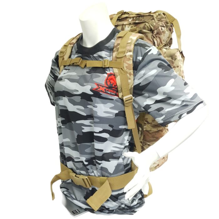 65L Heavy Duty Backpack - Multi Terrain Camo