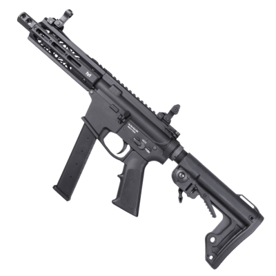 King Arms TWS SBR (CQB) GBBR Gel Blaster Rifle – Black