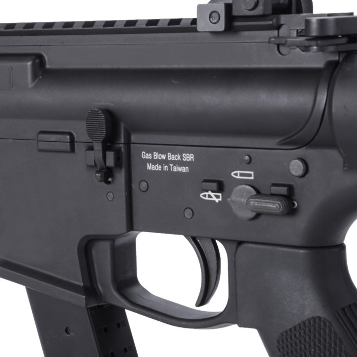 King Arms TWS SBR (CQB) GBBR Gel Blaster Rifle - Black