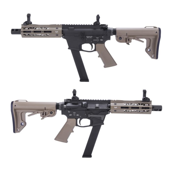 King Arms TWS SBR (CQB) GBBR Gel Blaster Rifle - Dark Earth