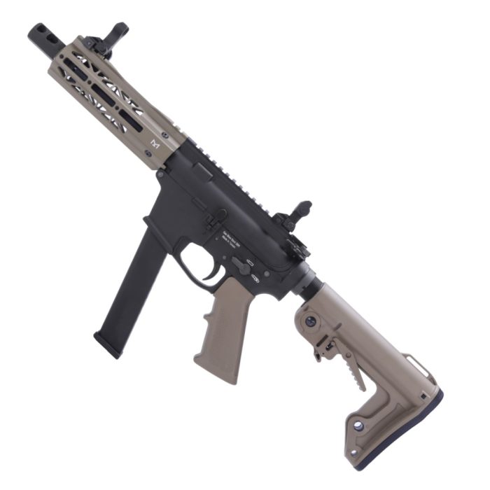 King Arms TWS SBR (CQB) GBBR Gel Blaster Rifle - Dark Earth