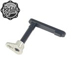Retro Arms CNC Magazine Release Catch for AR15/M4/M16 Style B - Silver (7032)