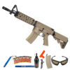 "Spec Ops" Tan Warhawk M4 CQB Package with Daisy X7 Glasses