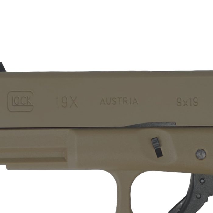 E&C Glock 19x Gas Blowback Gel Blaster Pistol - Tan