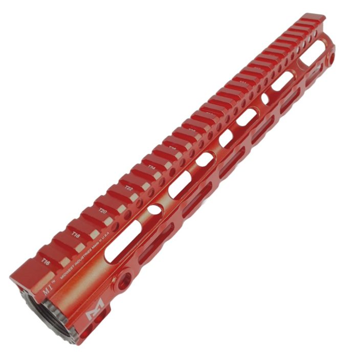 MI Metal Gel Blaster Handguard 12 Inch - Red