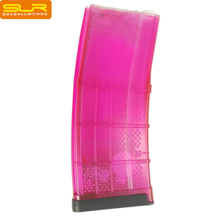 Translucent SLR M4 Nylon Lancer Mag- Hot Pink