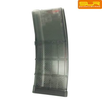 Translucent SLR M4 Nylon Lancer Mag - Smoke Black